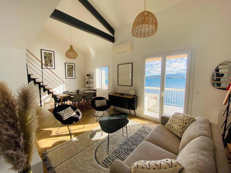 Magnifique Duplex Vue Mer Inoubliable Sanary Sur Mer Esterno foto